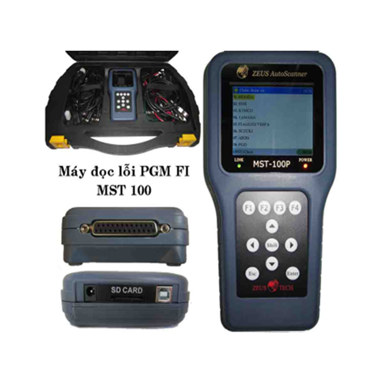 MÁY ĐỌC MÃ LỖI XE MÁY MST-100P - PGM FI