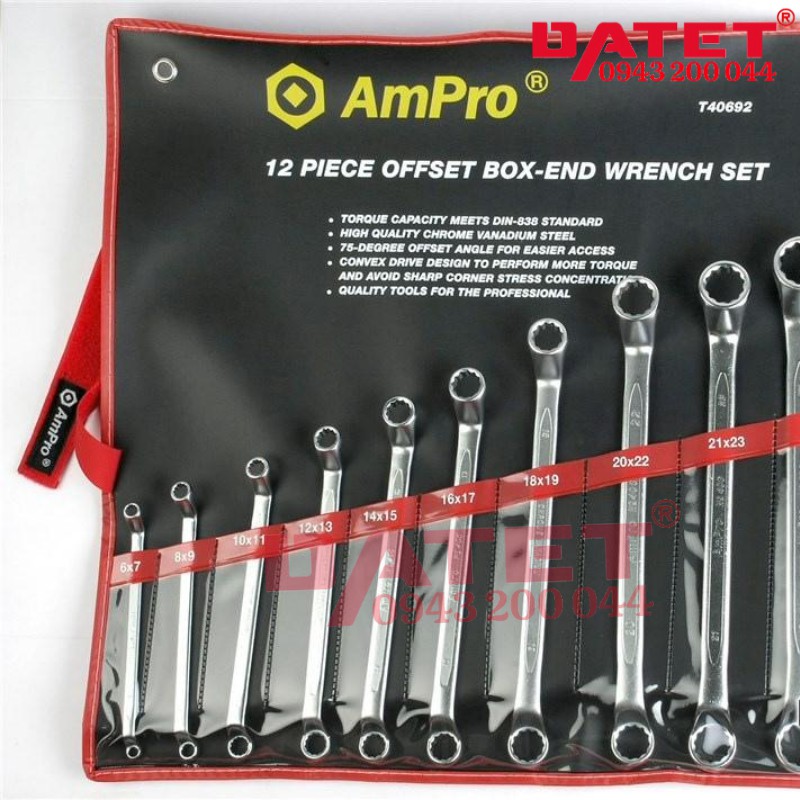 BỘ HAI ĐẦU VÒNG 12 CHI TIẾT AMPRO T40692