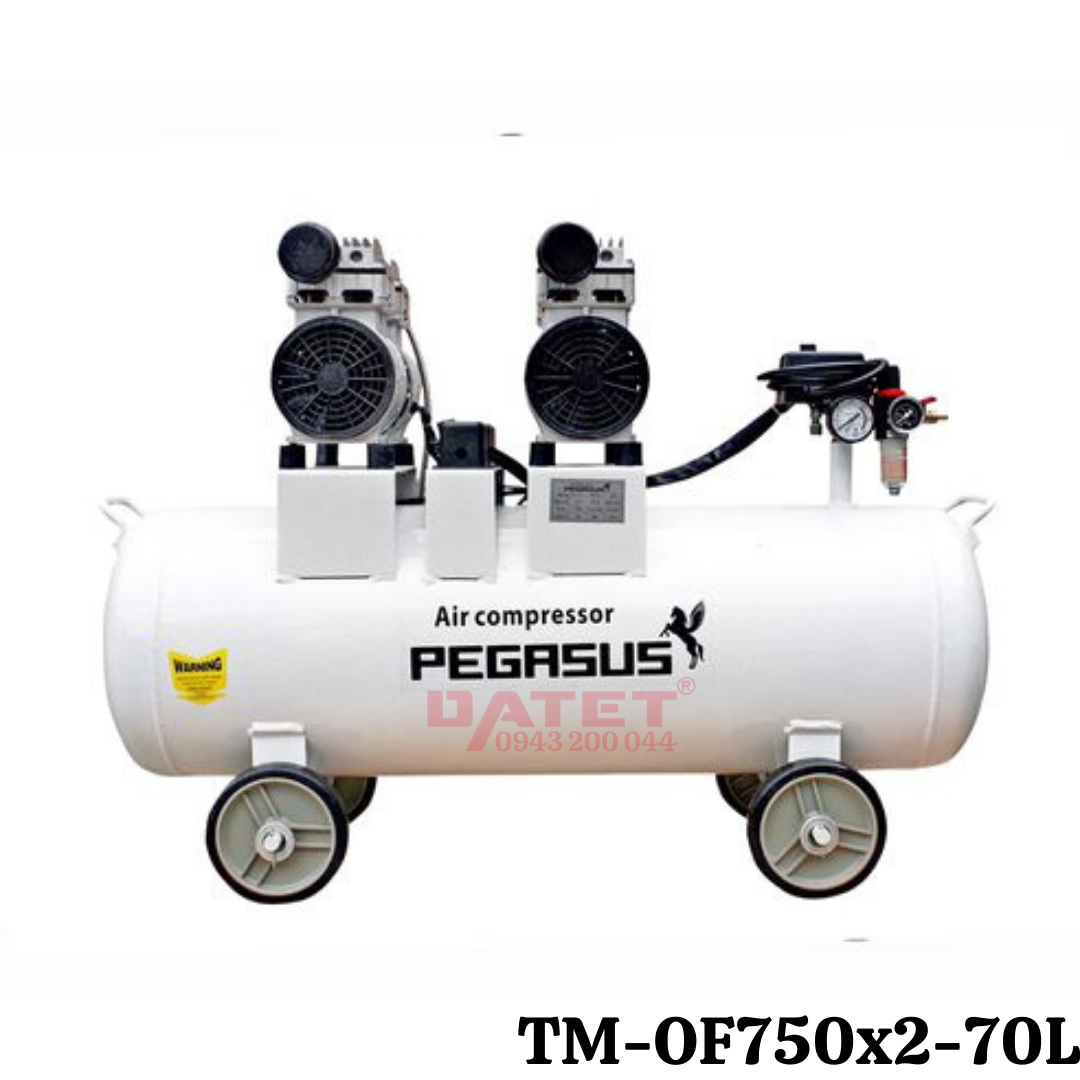 Máy nén khí không dầu, giảm âm TM-OF750x2-70L