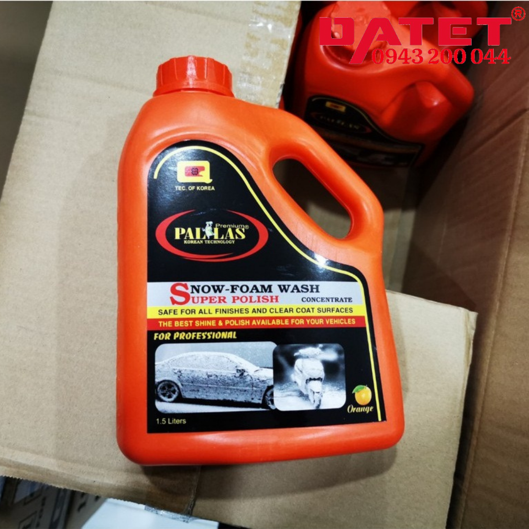 Dung dịch rửa xe bọt tuyết siêu bóng Pallas 1.5L