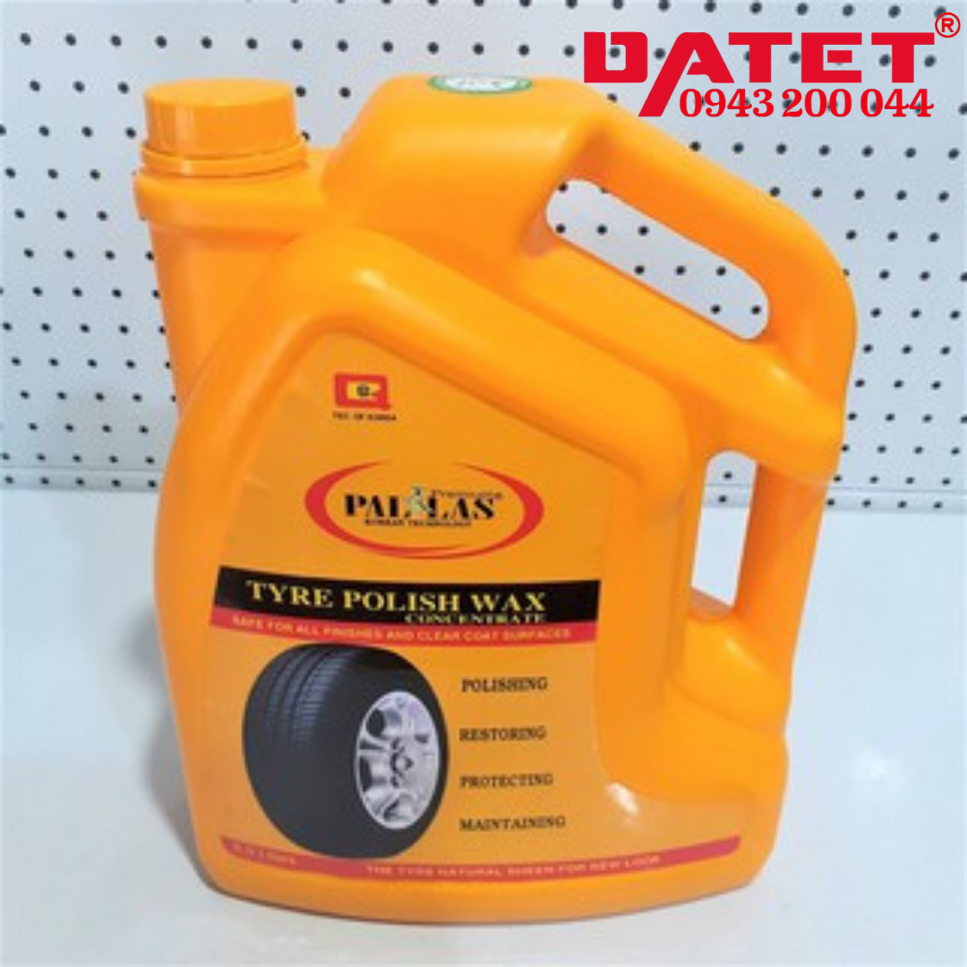 Wax đánh bóng vỏ (lốp) xe PALLAS - 6L