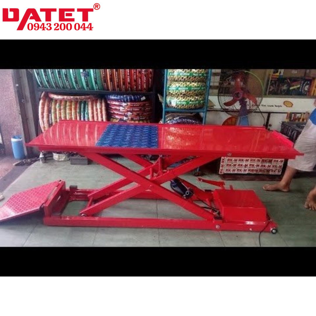 Bàn nâng xe máy, xe mô tô cơ - điện