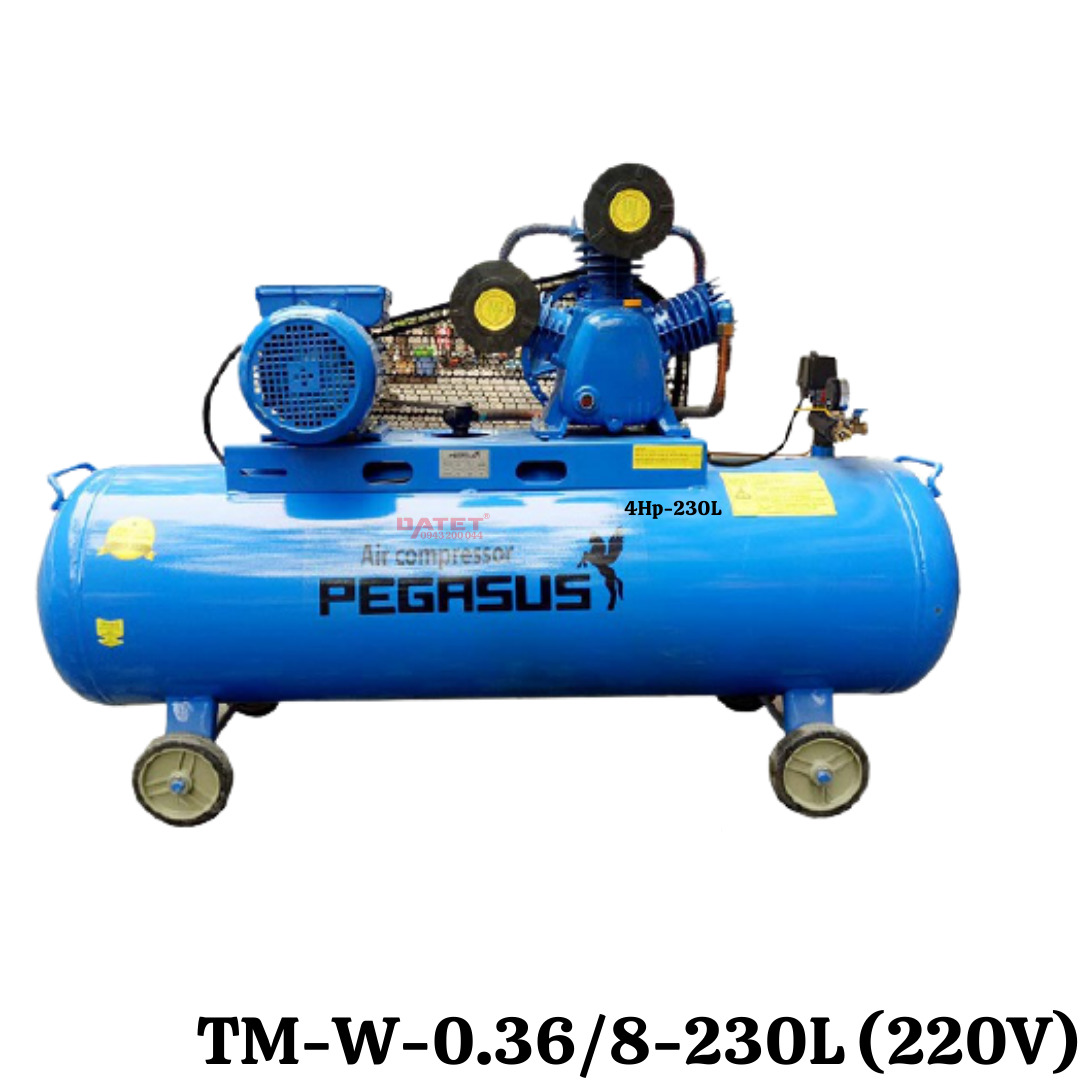 Máy nén khí dây đai Pegasus TM-W-0.36/8-230L (220V)