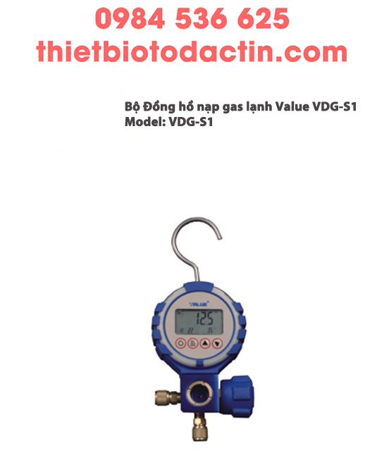Bộ Đồng hồ nạp gas lạnh Value VDG-S1