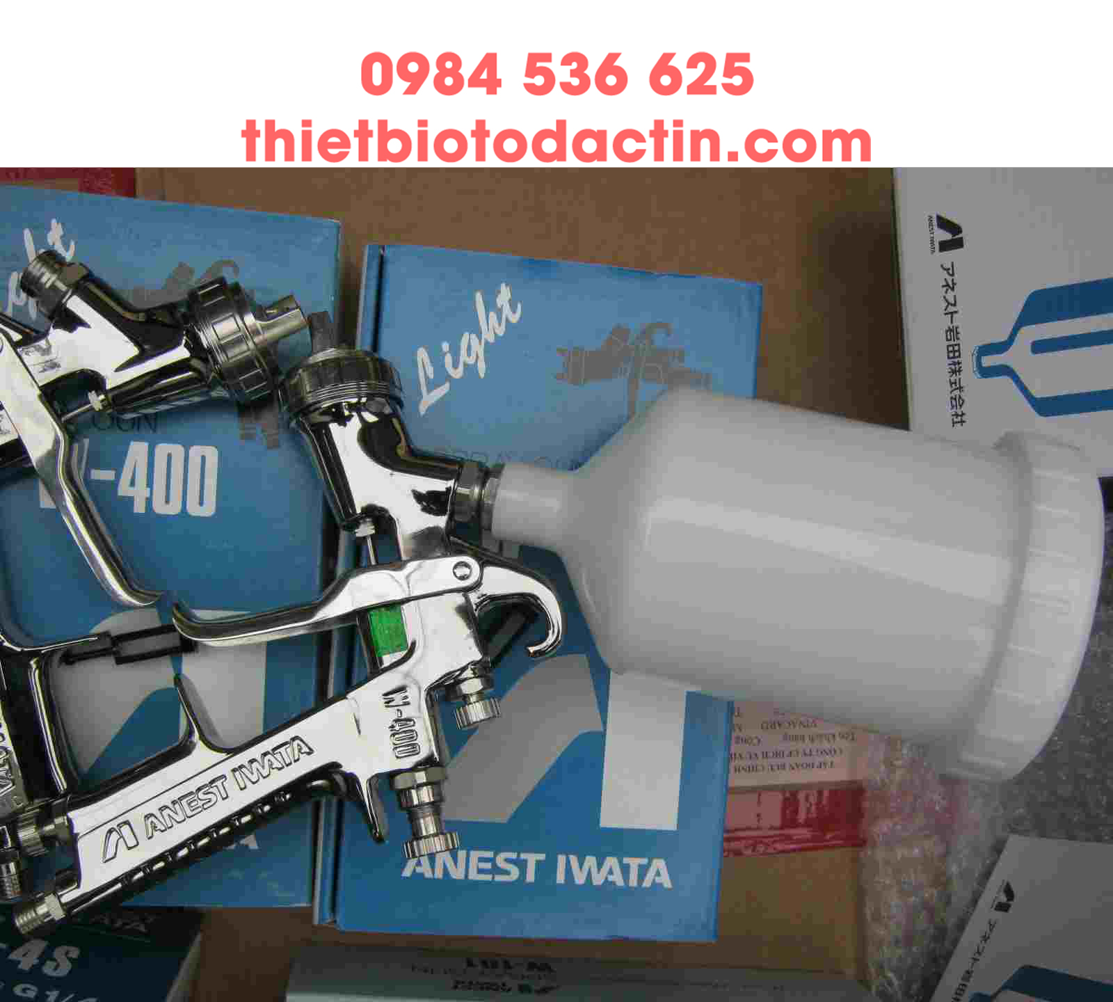 Súng phun sơn Anest Iwata W400-142G