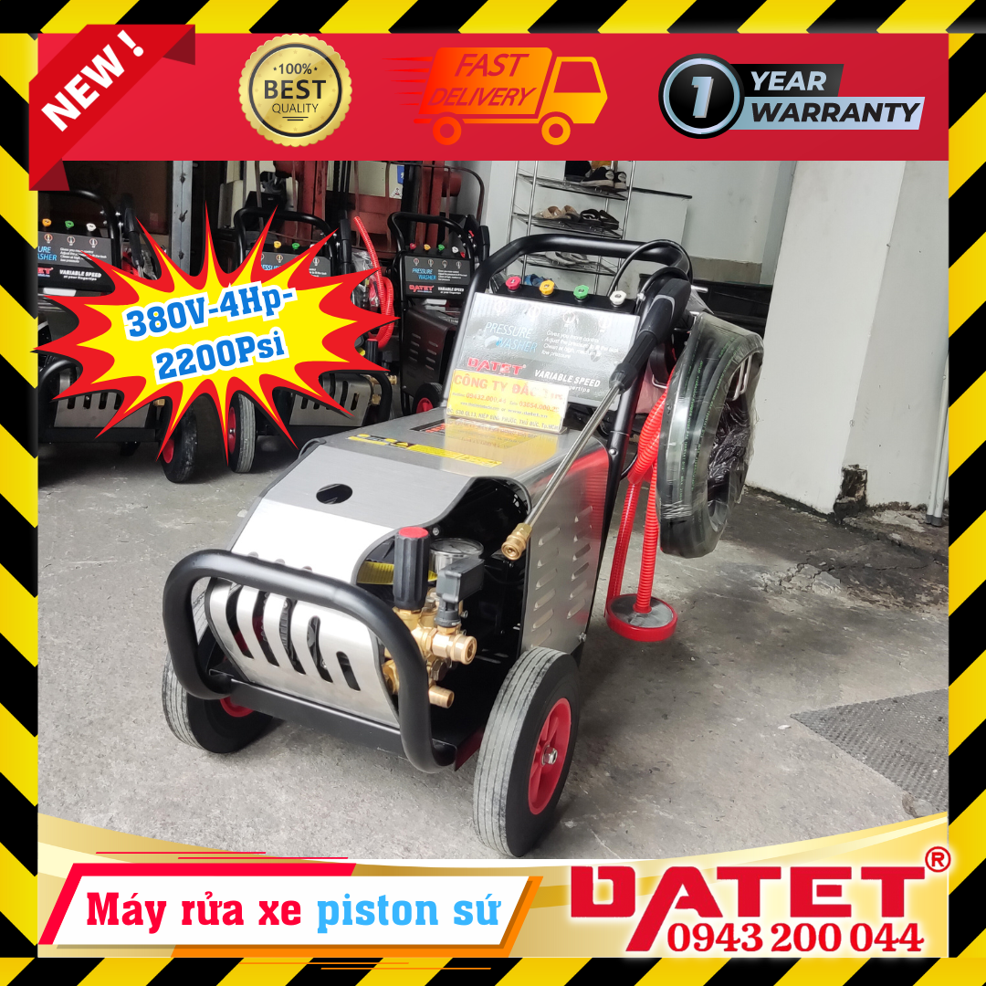 Máy rửa xe – vệ sinh nhà xưởng – xịt rửa tàu thuyền áp lực cao 3000W điện 3 pha DT-3015T4