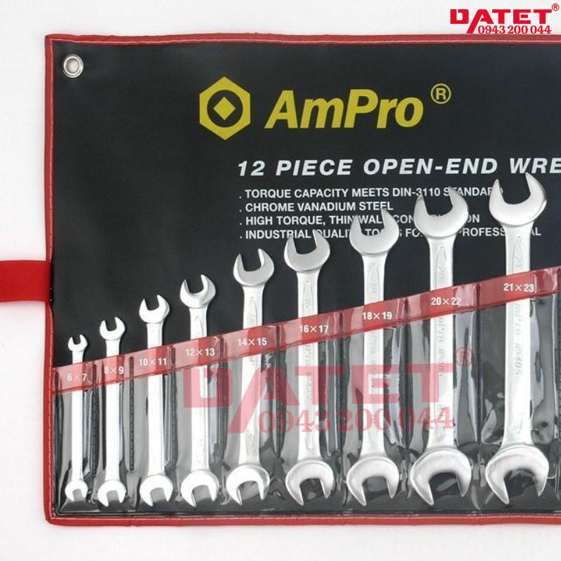 BỘ CỜ LÊ 2 ĐẦU MỞ 12 CHI TIẾT AMPRO T40592