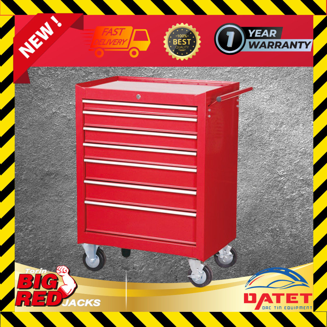 Tủ chứa dụng cụ cầm tay 7 ngăn Tongrun Jacks tôn dày chắc chắn TBR4607-X