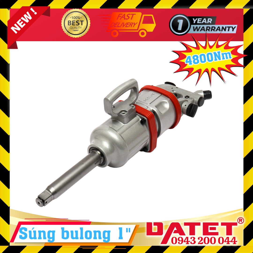 Súng bắn bu lông chuyên dụng mở lốp xe tải 1 inch 4800Nm chính hãng Rotake RT-5990