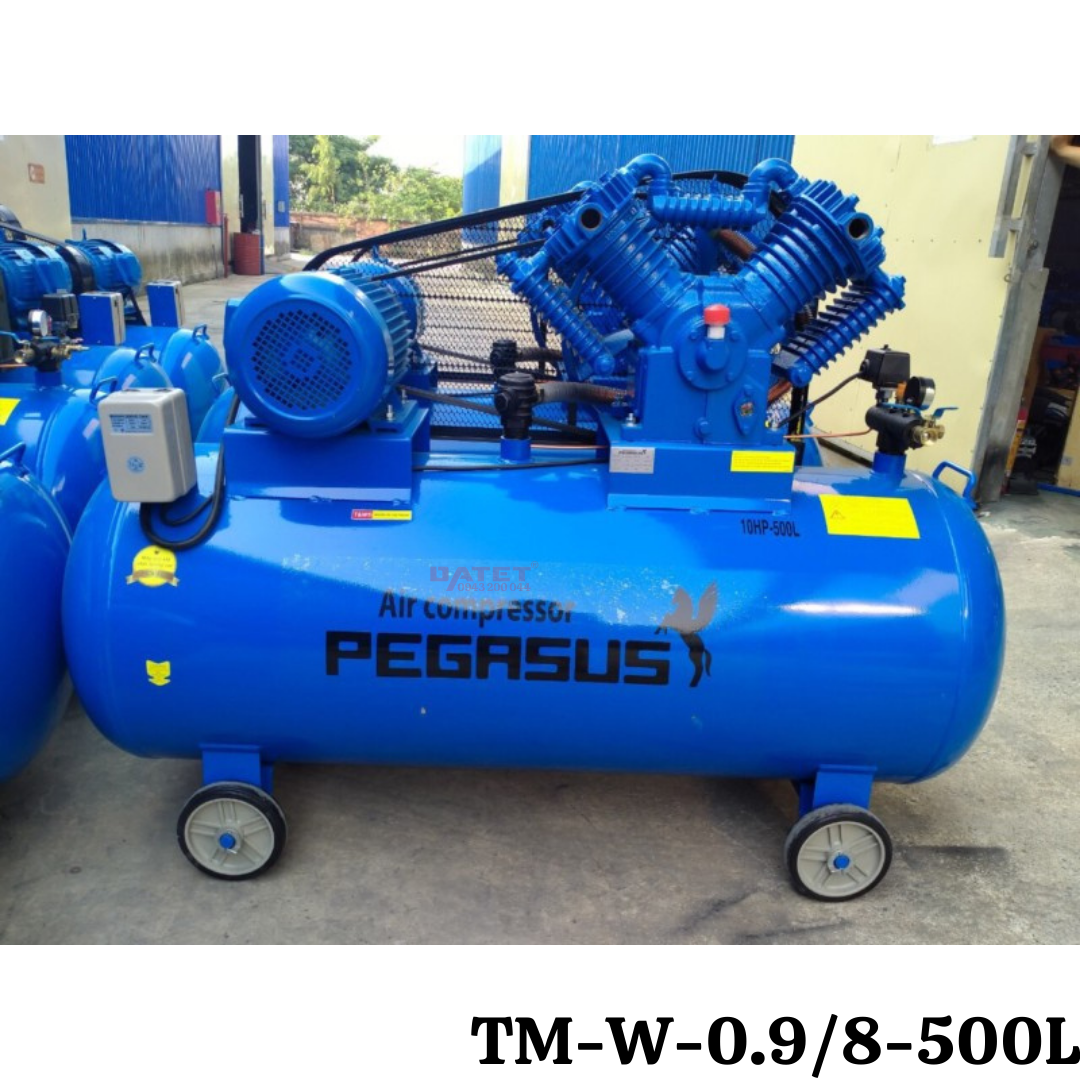 Máy nén khí dây đai Pegasus TM-W-0.9/8-500L